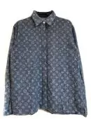 louis vuitton biker jacket giacca vintage denim chemises